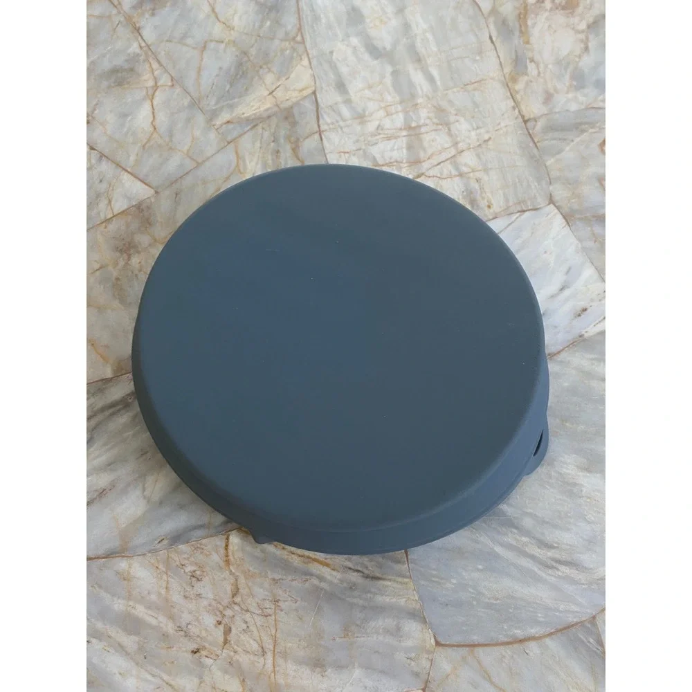 Emeril Lagasse Silicone Air Fryer Liner Round Gray Reusable Non-Stick Basket